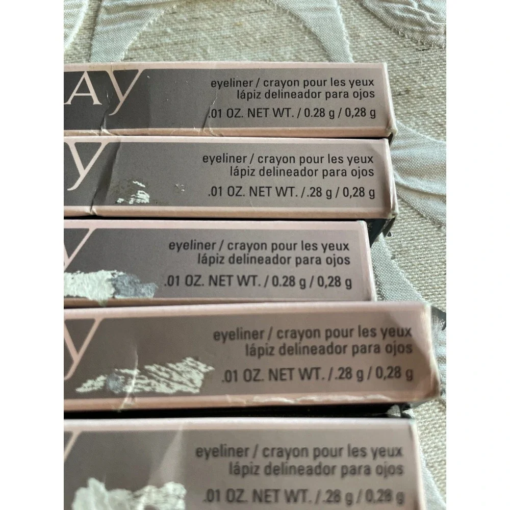 Mary Kay Eyeliner Pencil Lot of 8 Black Brown Navy Jade Amethyst Violet Denim